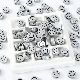 12mm�A�����Sɫ�yɫӡ������ЦĘ�����K������DIY�Ʒ��� ɢ��