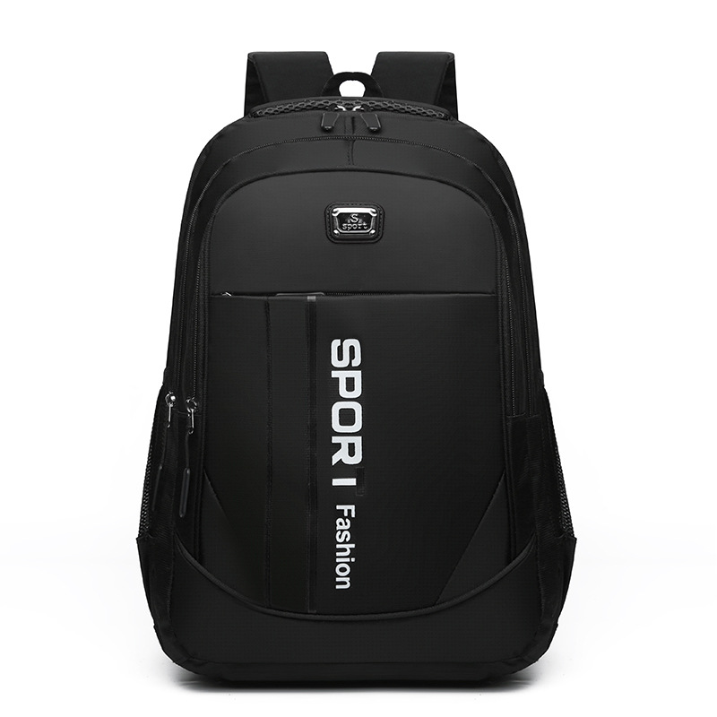 Mochila de viaje al aire libre de ocio Mochila de computadora de viaje de negocios para hombres Mochila escolar simple de gran capacidad para estudiantes de secundaria