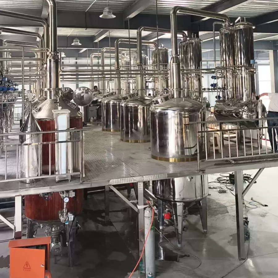 精油提取设备 植物精油蒸馏提取设备 提取罐 提取浓缩机组