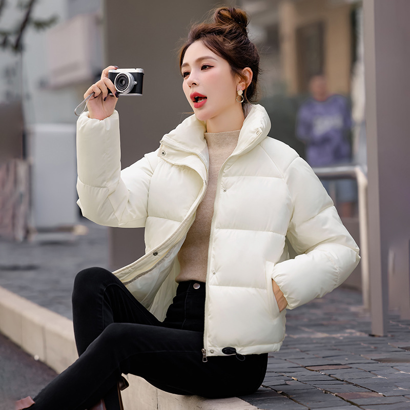 新しいゆったりとした大きいサイズの綿の服、女性の冬の綿のジャケット、女性のトレンディなイン冬のコート、女性の厚い綿の服、女性のショートスタイル|undefined
