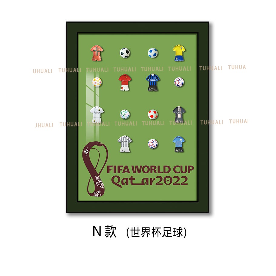 Sala de estar Entrada Niño Fútbol Decoración Pintura C Ronnell Ma Fútbol Estrella Colgante Pintura física tridimensional