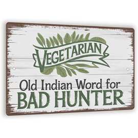 Vegetarian Old Indian Word For Bad Hunter Sign
