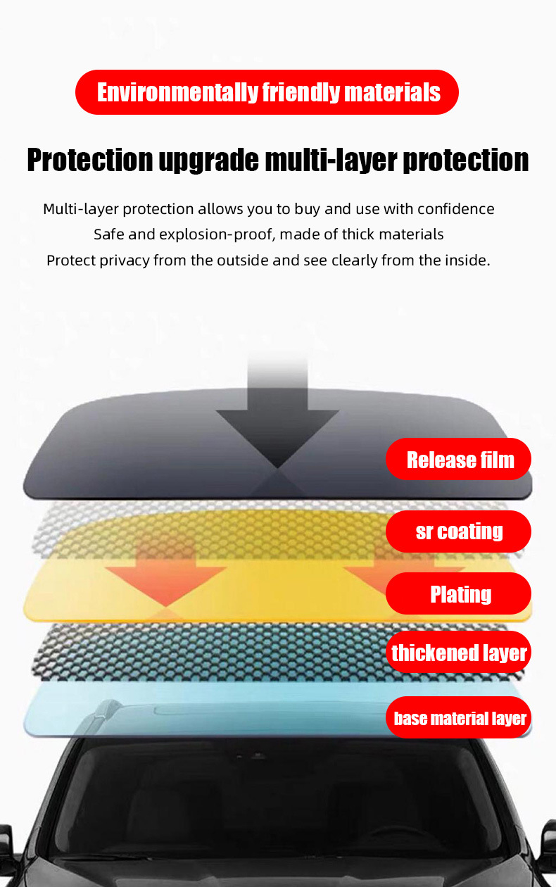 Cross-Border Wholesale Solar Film Single Silver Magnetron Metal Film Series High Heat Insulation Explosion-Proof Film Explosion-Proof Sticker Film for Automobiles