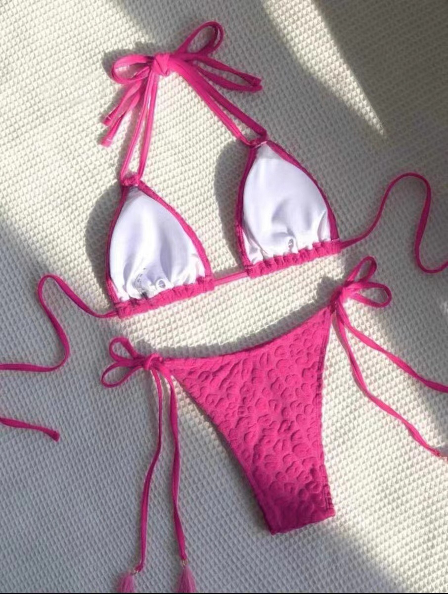 Set bikini donna sexy due pezzi con spalline incrociate da mare_voghion.com