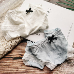 Soft and Fluffy #Japanese and Korean Comfort Fit Butt-Lift Cute Elastic Large Cute Low-Waist Women's Underwear