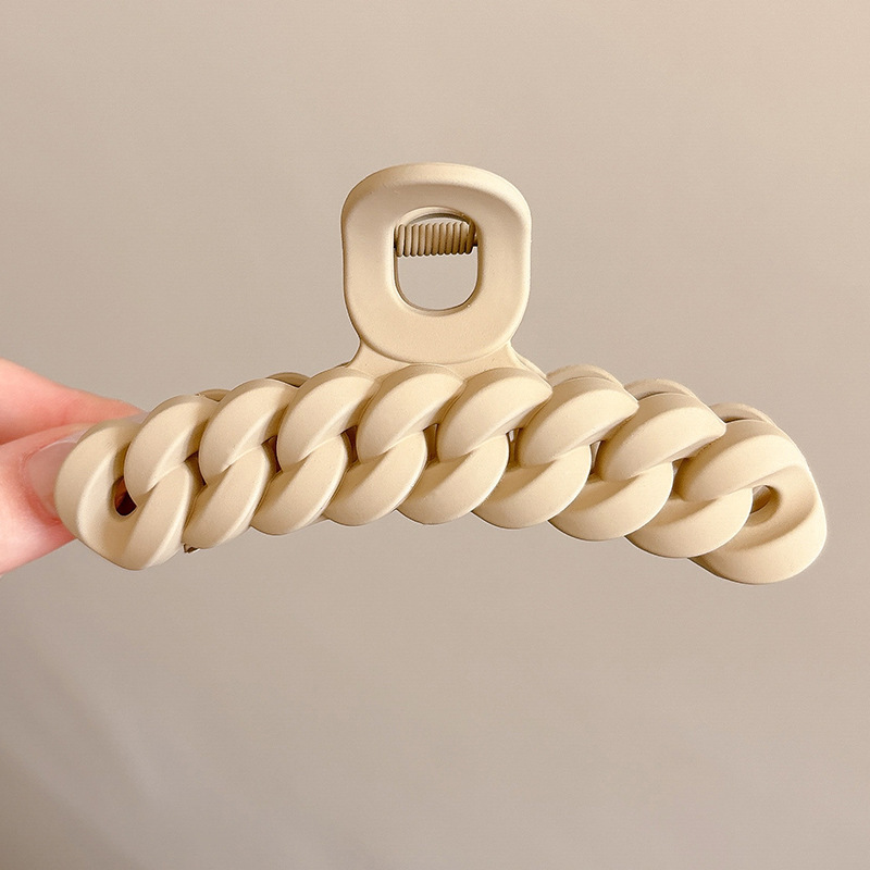 Acrílico grande, pinza de amor, pinza para el cabello, parte posterior de la cabeza femenina, pinza de tiburón, horquilla, pinza para el cabello, tocado, primavera y verano