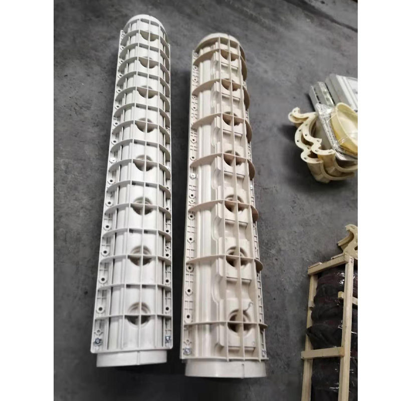 厂家直销预制压线模具阳台栏杆扶手线条磨具罗马柱压底扶手线模具