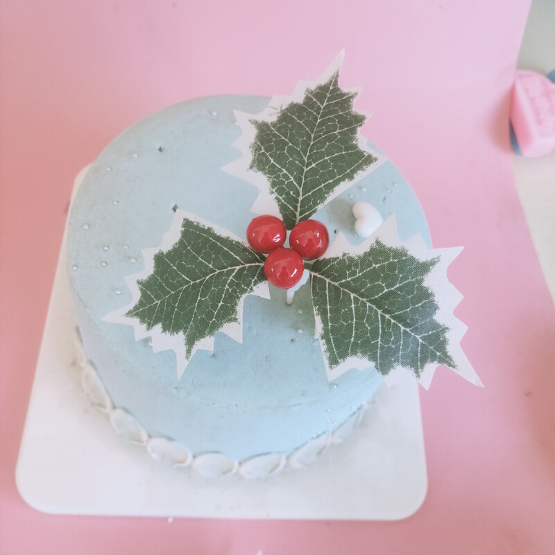 クリスマスケーキ装飾シミュレーション松針クリスマスツリー赤いクリスマス果松果ストラップDIYギフトボックス部品|undefined