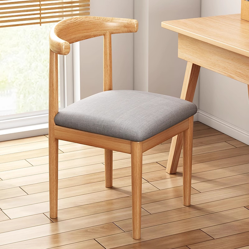 Dining Chair Home Backrest Stool Rental Room Living Room Study Chair Modern Simple Nordic Bedroom Iron Corner Chair