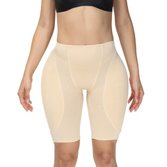Cross-border new high-waist belly-control butt-lifting pants, fake butt side-breasted, buttocks and crotch body shaping women's boxer briefs