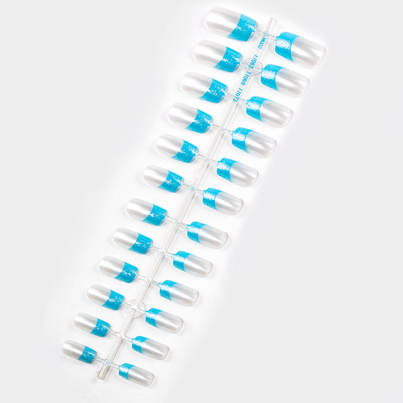 Concubina clavo falso clavo pieza multi-COLOR DE LA Media Luna Francés patrón de dibujos animados arte de uñas pieza desgaste