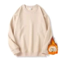 Autumn Winter Fleece - Cream Apricot - Fleece Lined