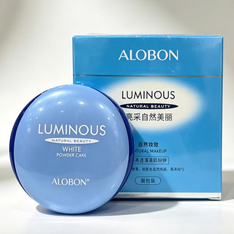 Yabang Brightening & Sheer Skin Powder Foundation: Natural Whitening, Moisturizing, Concealing, Setting, Oil Control, Blue Box, Popular Cross-Border Product