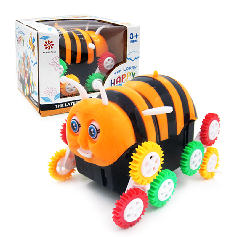 Juguete para niños coche eléctrico Bee dump Truck Stunt coche automático Flip coche eléctrico puesto de juguete al por mayor