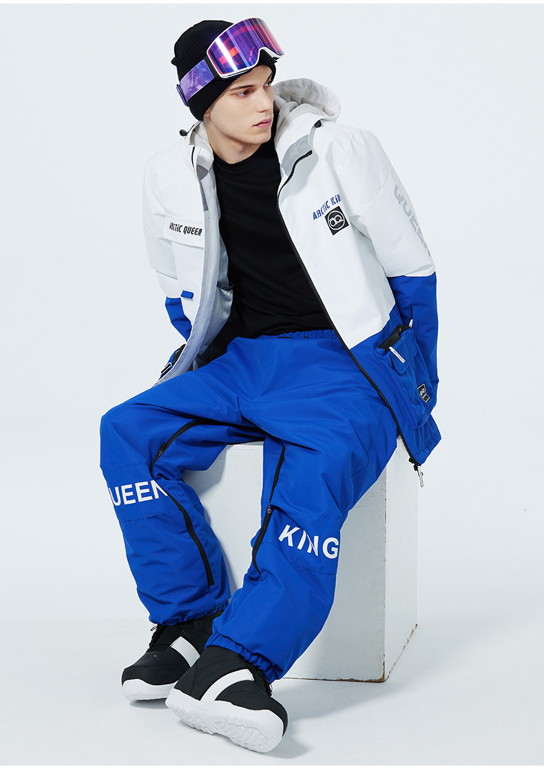 Men's Clothing Ski suit set for men and women couples warm and thick ski suit set single board double board ski suit_viptrois.com