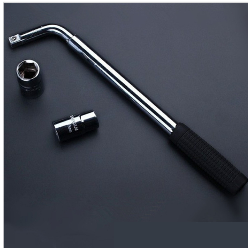 汽车A品多功能L型轮胎扳手货车 l型套筒伸缩轮胎扳手 17 19 21 23