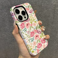 Apple, чехол для телефона, iPhone11, мобильный телефон, iPhone16 Pro, цветной цветок, (Cross-border trading)