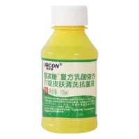 Lierkang Ethacridine лактат усиленный Rivanol порошковый раствор желтое зелье Антибактериальный очищающий раствор для кожи 100 мл