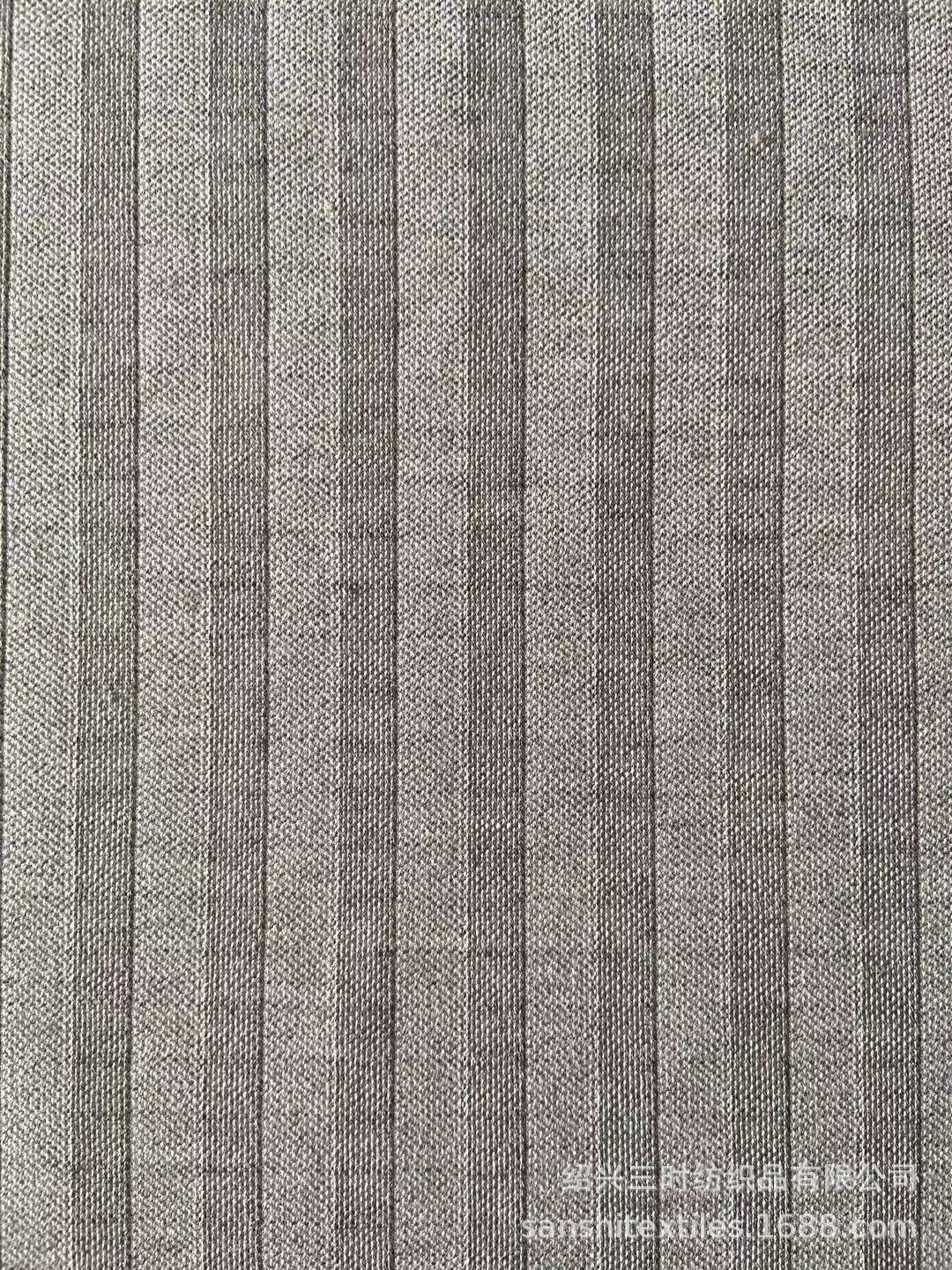 供应针织 双面提花 涤氨色织裤装面料