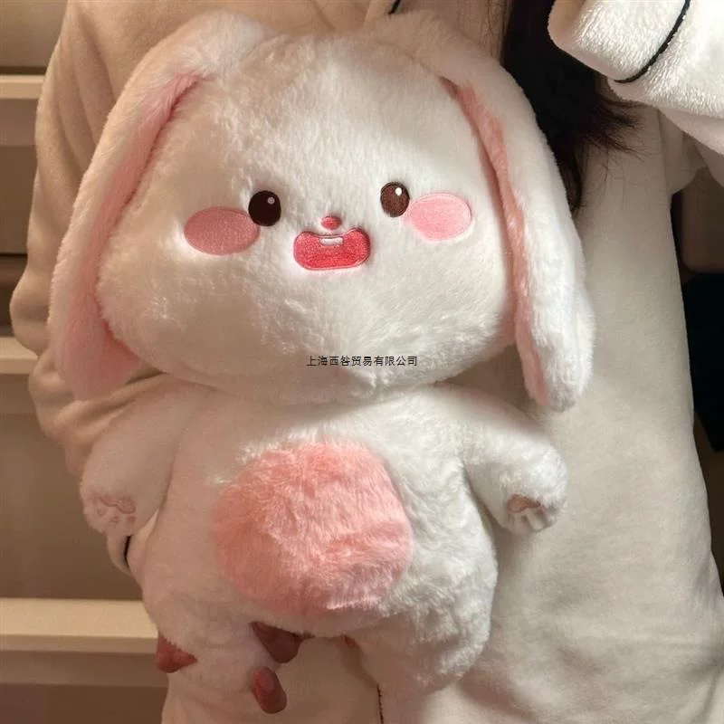 Design plush doll for friend, soft rabbit