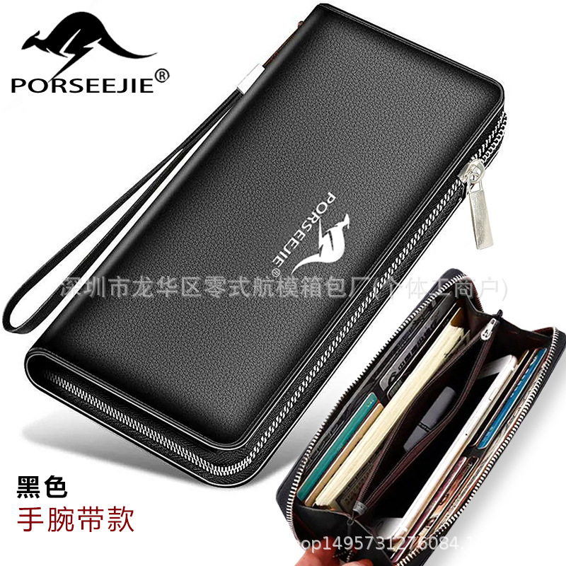 Cartera con estampado de cocodrilo Cartera para hombre Nuevo clip de dinero duradero Estilo corto Moda negocios Cartera de múltiples tarjetas Clásico