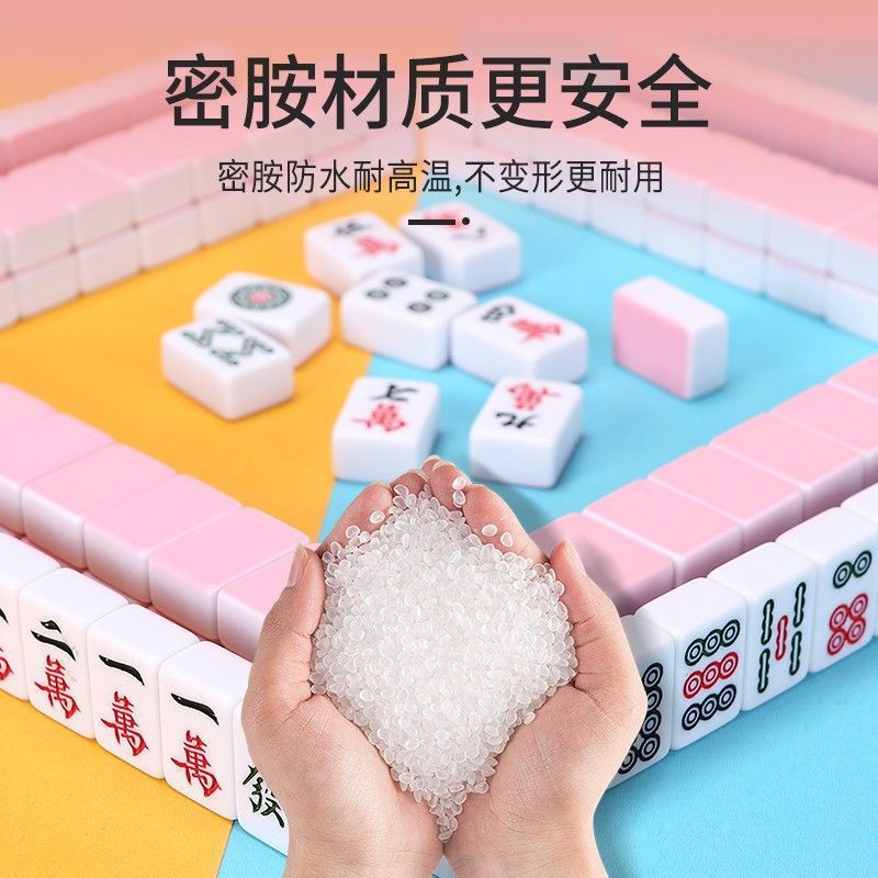 Mini mahjong portátil pequeño dormitorio pequeño viaje doméstico mano mediana