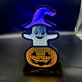 跨境led万圣鬼节派对商场发光南瓜灯布置室内装饰灯氛围灯灯饰