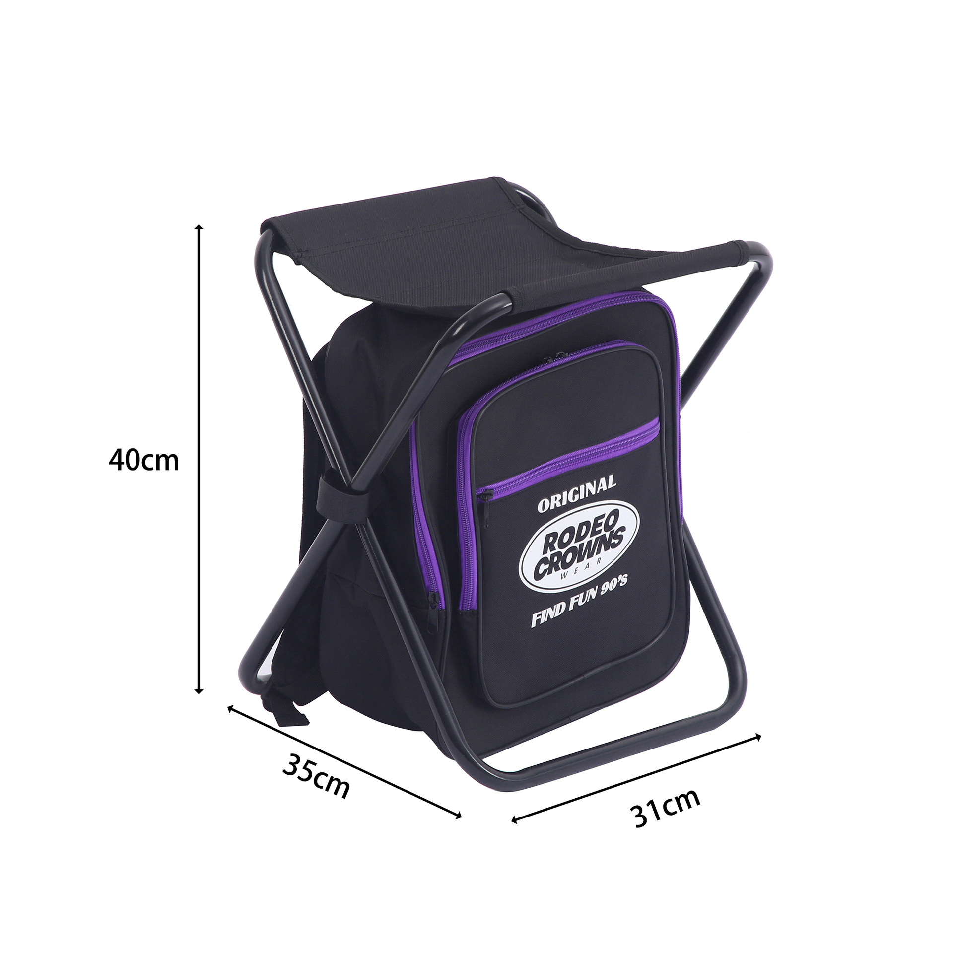 Taburete plegable multifuncional Taburete portátil envuelto en hielo Taburete plegable para acampar al aire libre Taburete multifuncional para mochila refrigerada Little Mazha