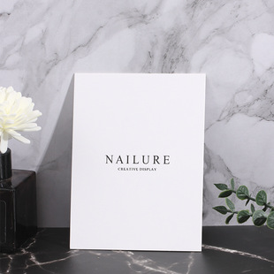 Internet celebrity nail drill bag wear accessories high-end jewelry nail piece storage card paper printing display simple style thickened card board