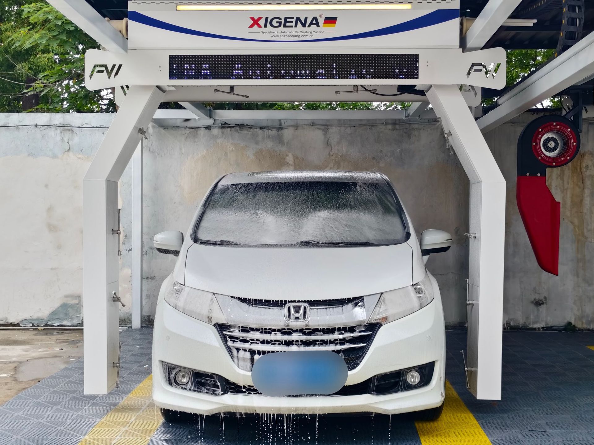 Fully Automatic Contactless Car Wash Machine, Commercial Gantry-Type Car Wash Equipment, Integrated Car Wash Machine for Gas Stations