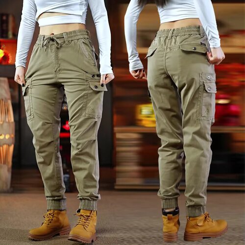 American Retro Work Pants Men's Trendy Versatile Loose Casual Pants for Men and Women New Wear-resistant Cool Ankle-length Multi-pocket Pants