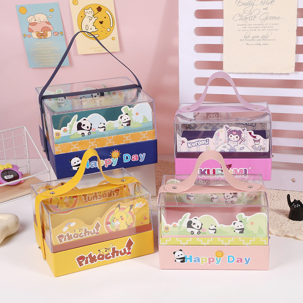 Acrylic transparent cartoon children's gift box