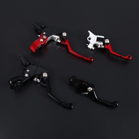 Off-road motorcycle CNC aluminum alloy foldable brake clutch handle modified anti-fall brake clutch handle