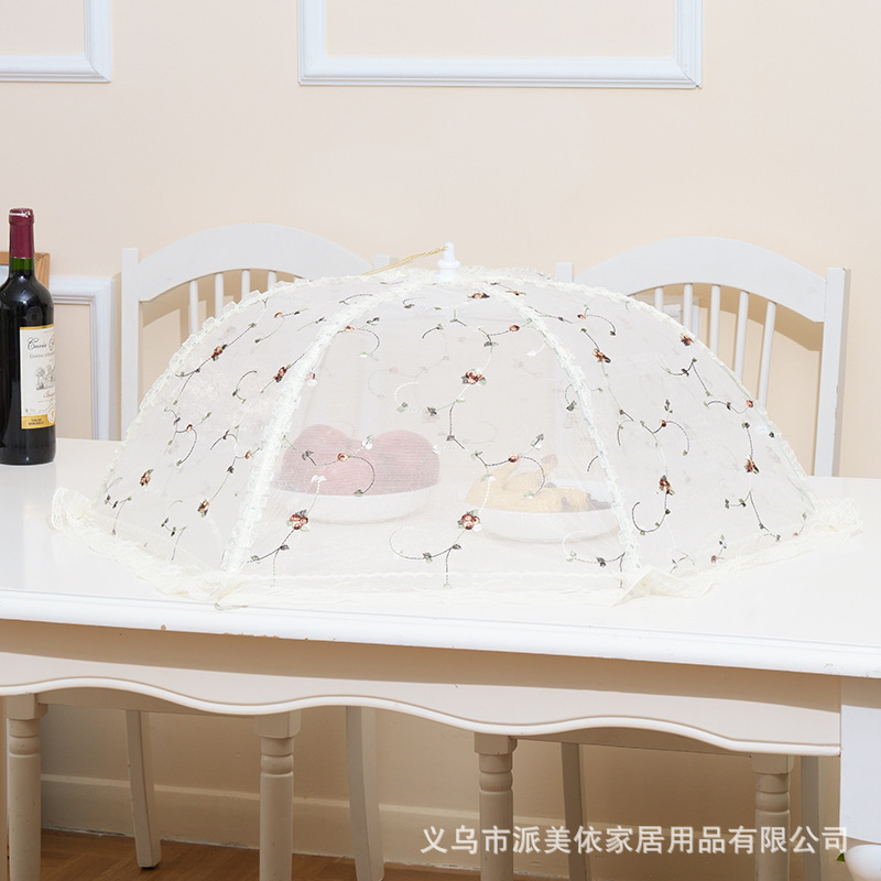 義烏メーカー夏メッシュライト高級大型折りたたみ家庭用野菜カバー防虫食事カバー食品カバー食品カバー|undefined