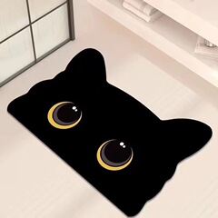 新しいかわいい猫珪藻泥浴室マットトイレの入り口のシャワールームは汚れに強くて吸水マットを管理しやすい