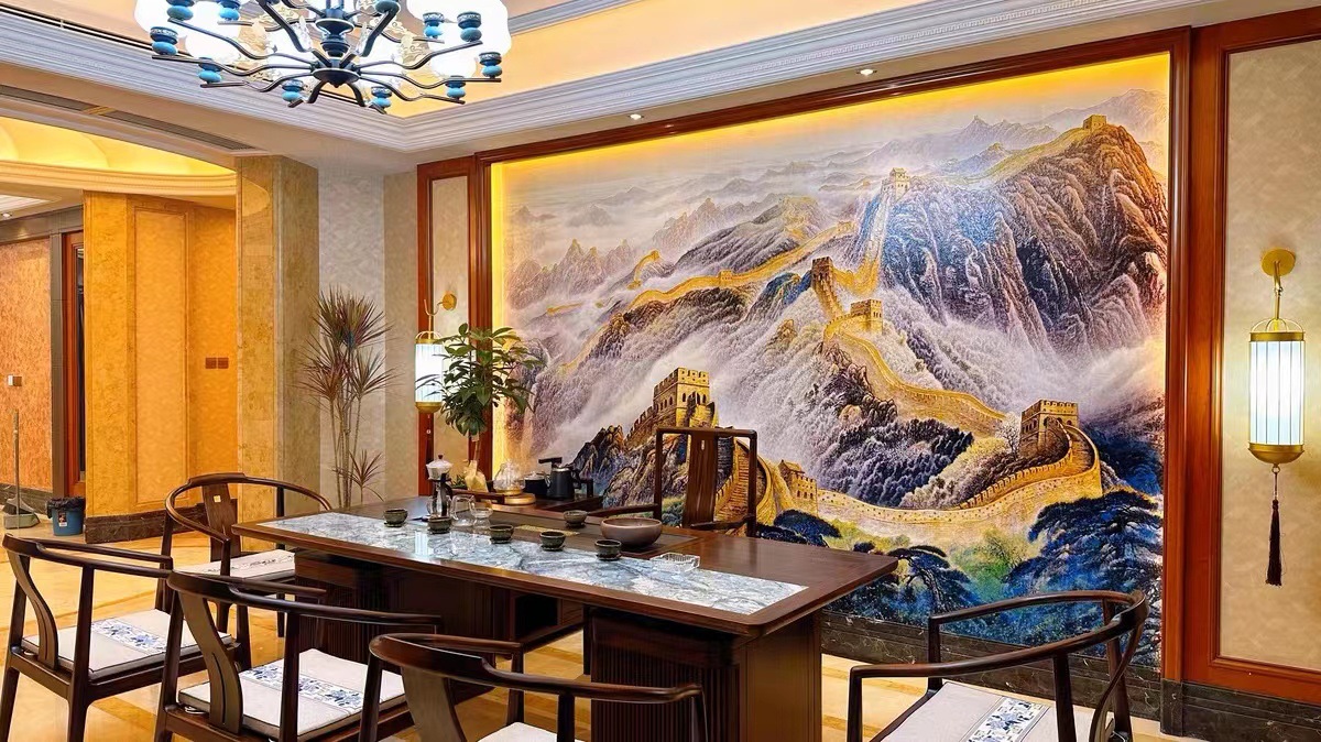 现代简约万里长城