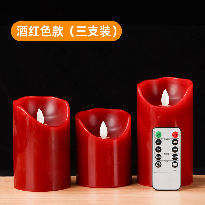 3 piezas de cabeza oscilante burdeos (7,5*10*1, 7,5*12,5*1, 7,5*15*1)