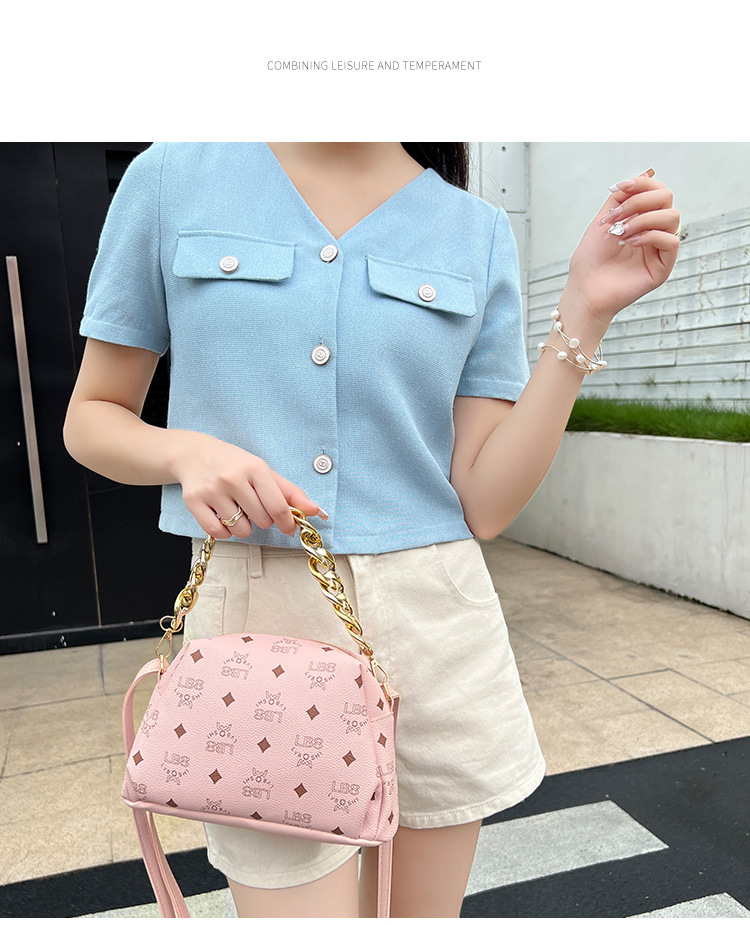 Xiaoxiangfeng handbag 2023 new mobile phone bag crossbody bag women's large capacity cosmetic bag printed shoulder bag_voghion.com