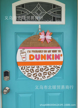 �羳Dunkin' Door Hanger �ҿ�������ȥ���ϵ�·��ľ���T���b�