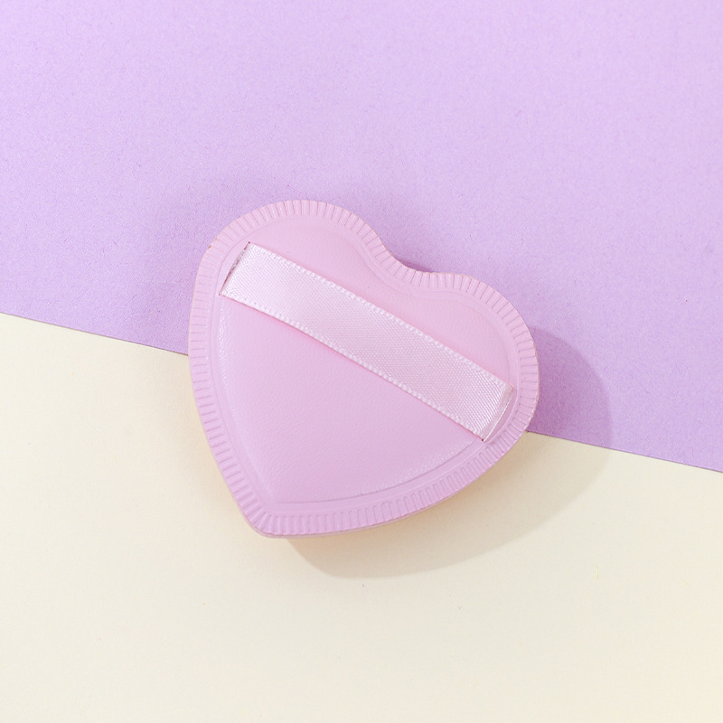 Customized triángulo polvo marshmallow fija esponja q bala suave no comer polvo herramienta de maquillaje impresión logo