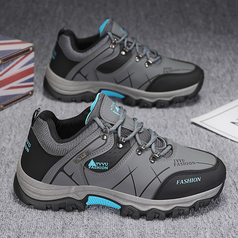 Spring Men's Sports Shoes Waterproof Non-Slip Sports Work Shoes Hiking Shoes Construction Work Durable Shoes_vogvips.com