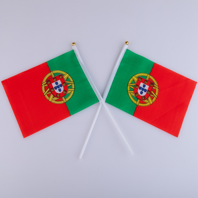 N.° 7 y n.° 8 Copa Mundial de Qatar 2022 32 equipos ondeando banderas a mano, banderas de todos los países, artículos de animación.