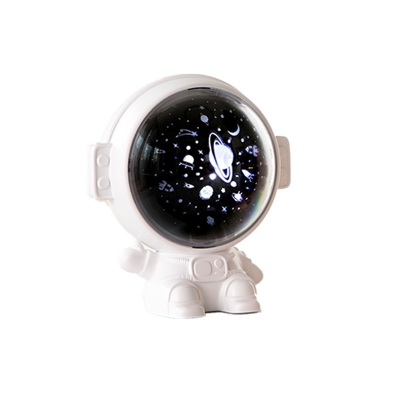 創意宇宙飛行士星空灯USB充電音楽伴寝投影雰囲気灯宇宙飛行士満天星小夜灯|undefined