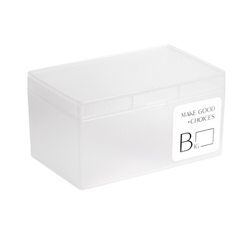 Japanese desktop covered storage box DIY small item clips cotton swab organizer button accessories cosmetic storage box