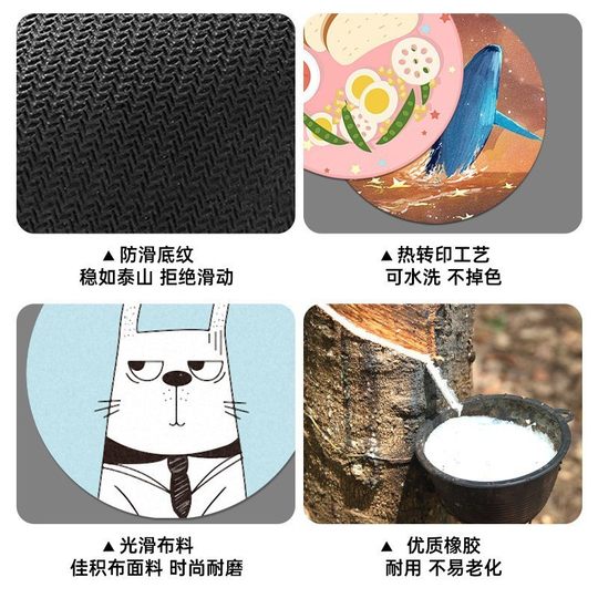 Advertising Mouse Pad Custom Logo Extra Large Thickeneded Edge Home Office Computer Desk Pad Source Factory Wholesale