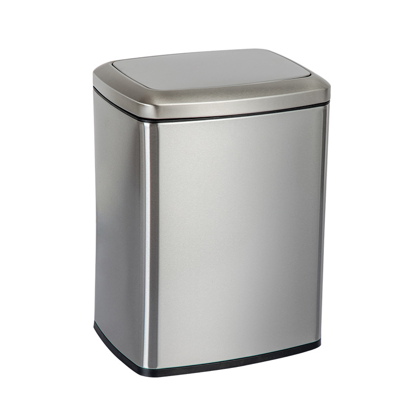 Basura hogar inodoro sala de estar gran capacidad dormitorio Hotel habitación de invitados inodoro de acero inoxidable basura con tapa
