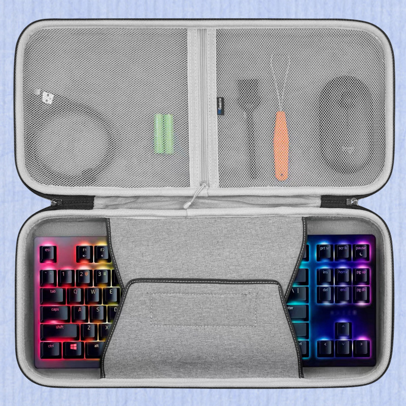 Suitable for Ltgem/Logitech Mx Mini Wireless Lighting Mechanical Keyboard Storage Box Hard Eva Keyboard Protective Case