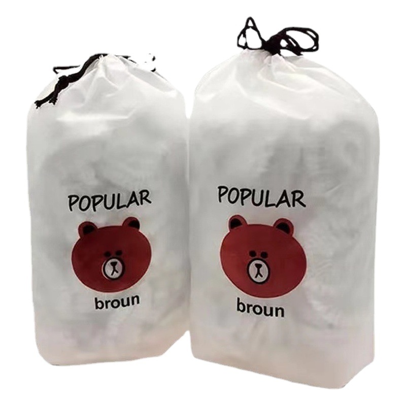 Suministro directo de fábrica hogar lágrima libre elástico boca desechable preservación cubierta de alimentos ensanchada a prueba de polvo preservación cubierta en stock al por mayor