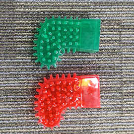 厂家直销  无毒环保高档TPR材质  宠物磨牙透明圣诞发声玩具 12.5