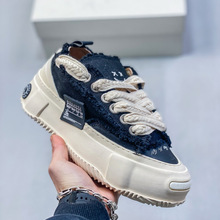 莆田珍珠牛轧糖帆布鞋吴建豪丐版休闲鞋解构厚底增高女士通勤潮鞋